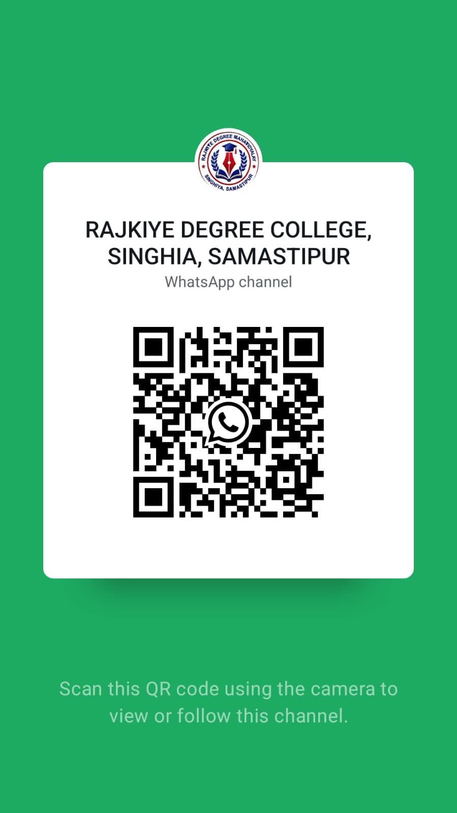 RD College WhatsApp Channel
